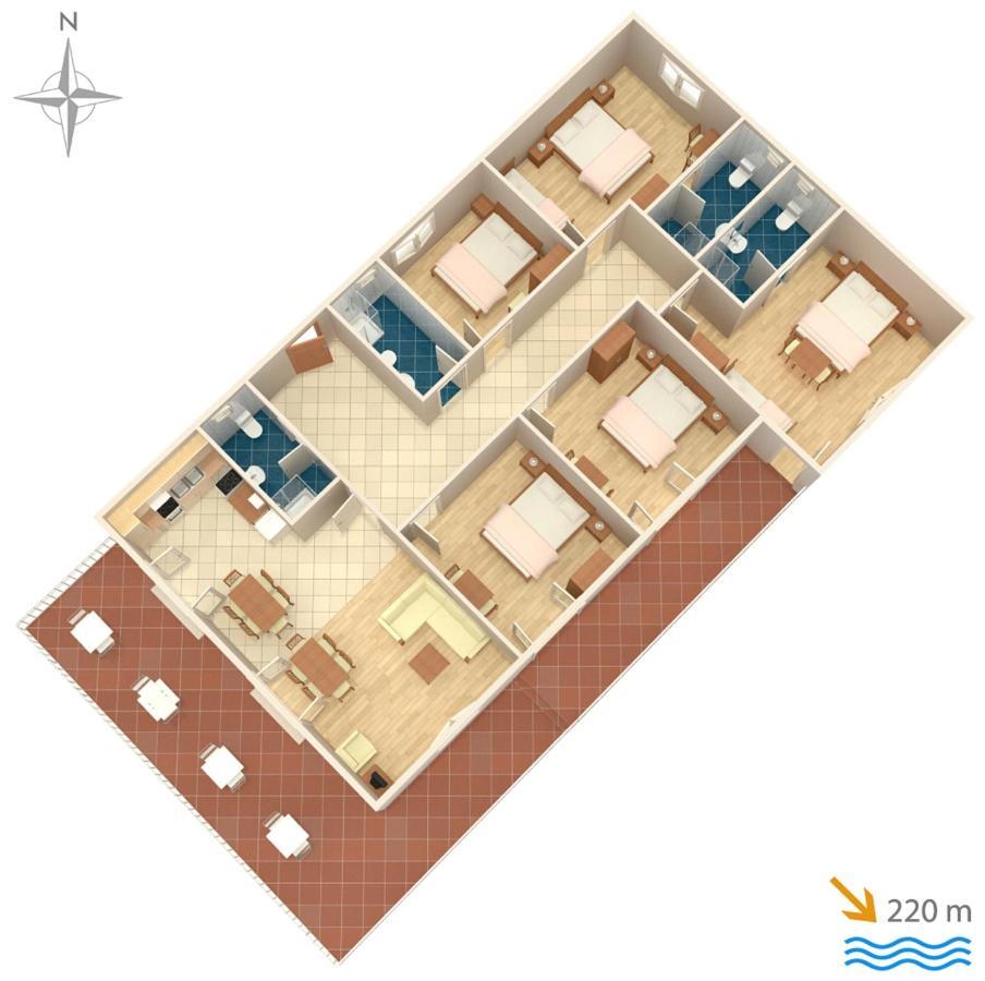 Apartments With A Parking Space Kastel Stafilic, Kastela - 5219 Екстер'єр фото